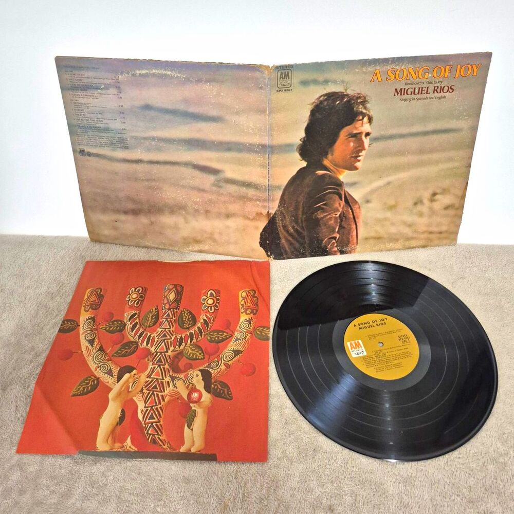 Miguel Rios A Song of Joy 1970 A&M SPX-4267 Gatefold Vinyl LP Beethoven